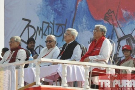 CPI-M and Congress alliance remains question in Tripura, irks up in different sections of the society CPI-M and Congress alliance remains question in Tripura, irks up in different sections of the society